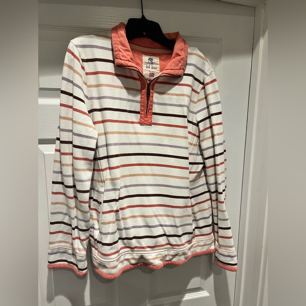 Fat Face Quarter zip, Size 12